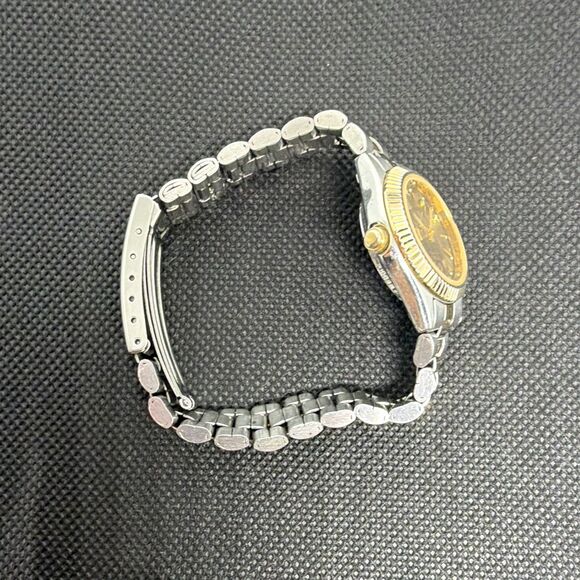 Citizen Quartz Women’s Day Date Watch Black Dial Two Tone Bracelet Working main image 5